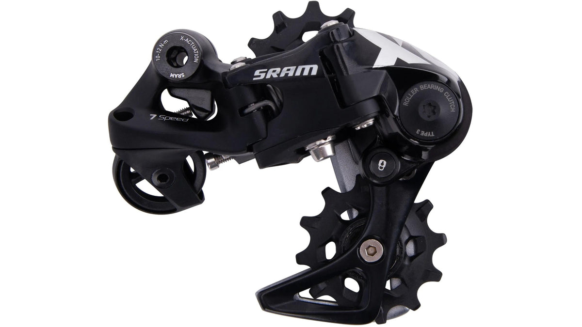 SRAM X01 DH Schaltwerk 7-fach Kurzer Käfig schwarz
