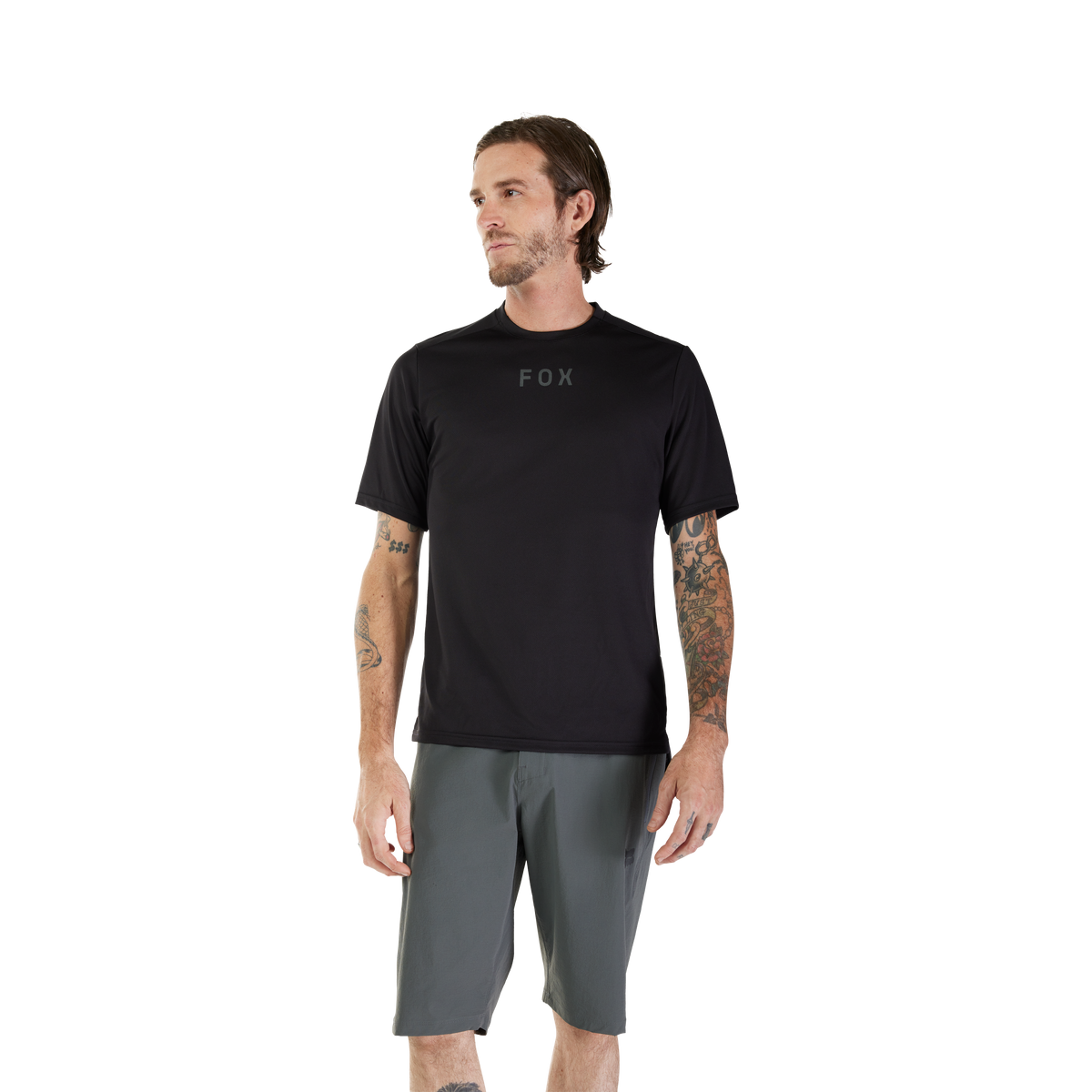 Fox Ranger SS Jersey Wordmark Black