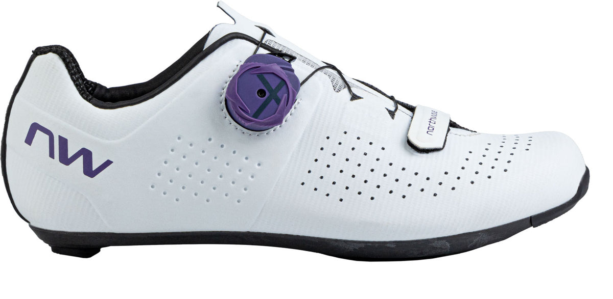 Northwave Storm Carbon Wmn Fahrradschuhe White/Dark Purple