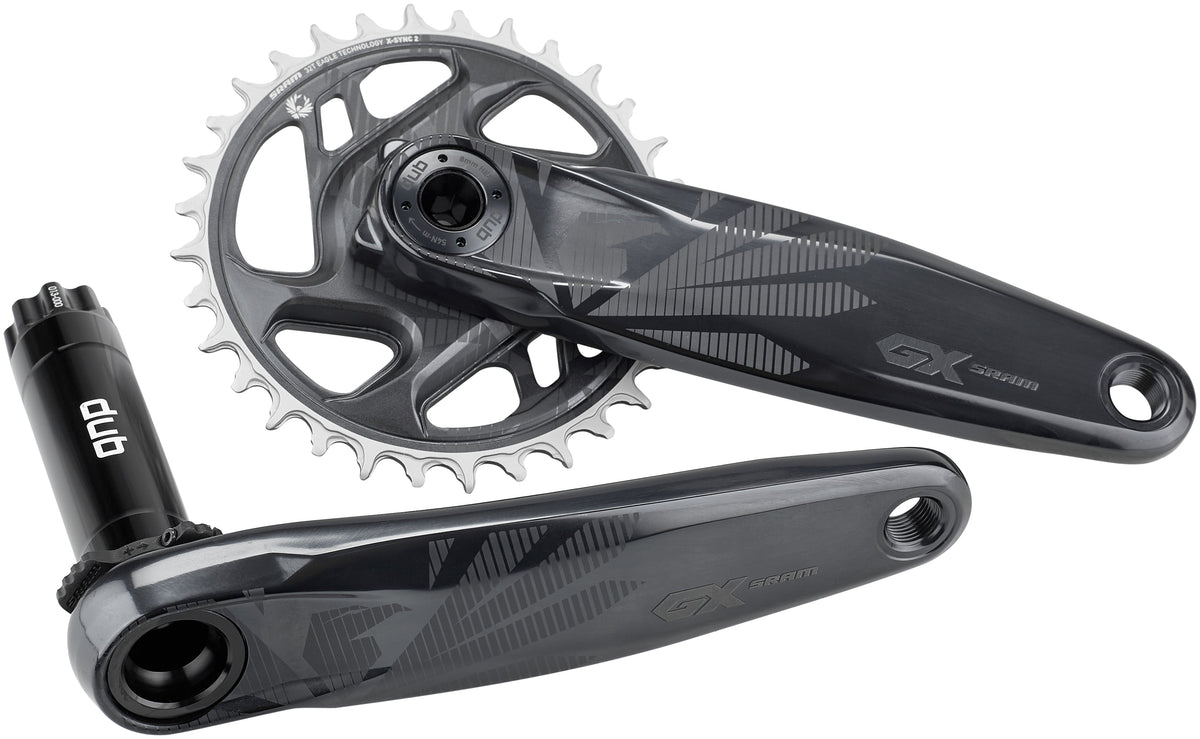 SRAM GX Eagle DUB Kurbelgarnitur 12-fach 32 Zähne DM grau
