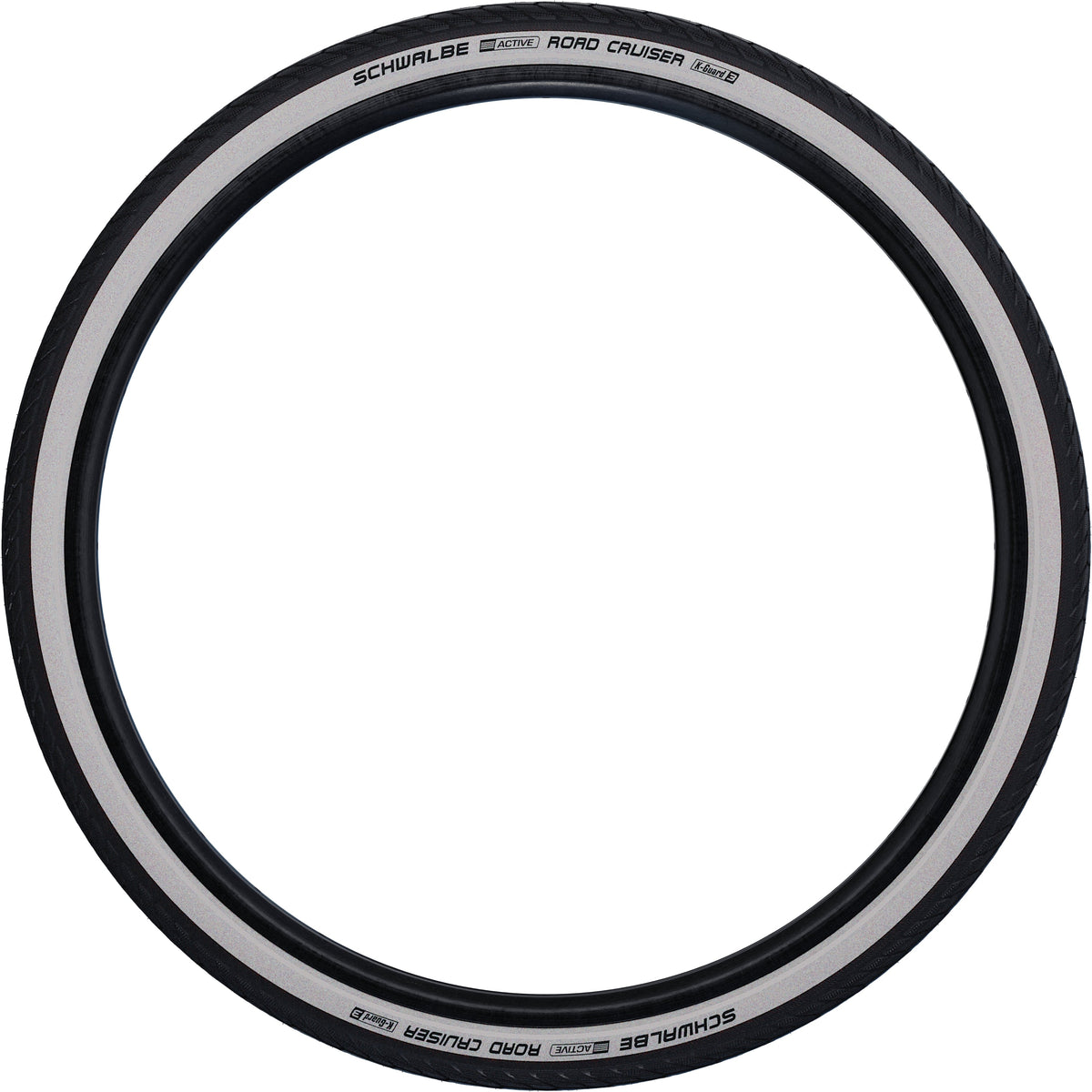 Schwalbe Road Cruiser Drahtreifen 28x1.60" K-Guard Active Reflex weiß