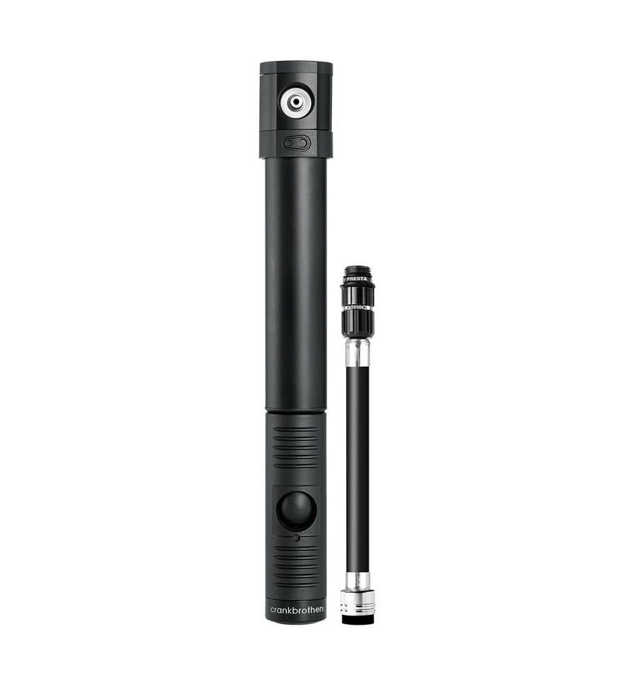 Crankbrothers Klic HV Handpumpe inkl. Rahmenhalter Midnight Editionblack