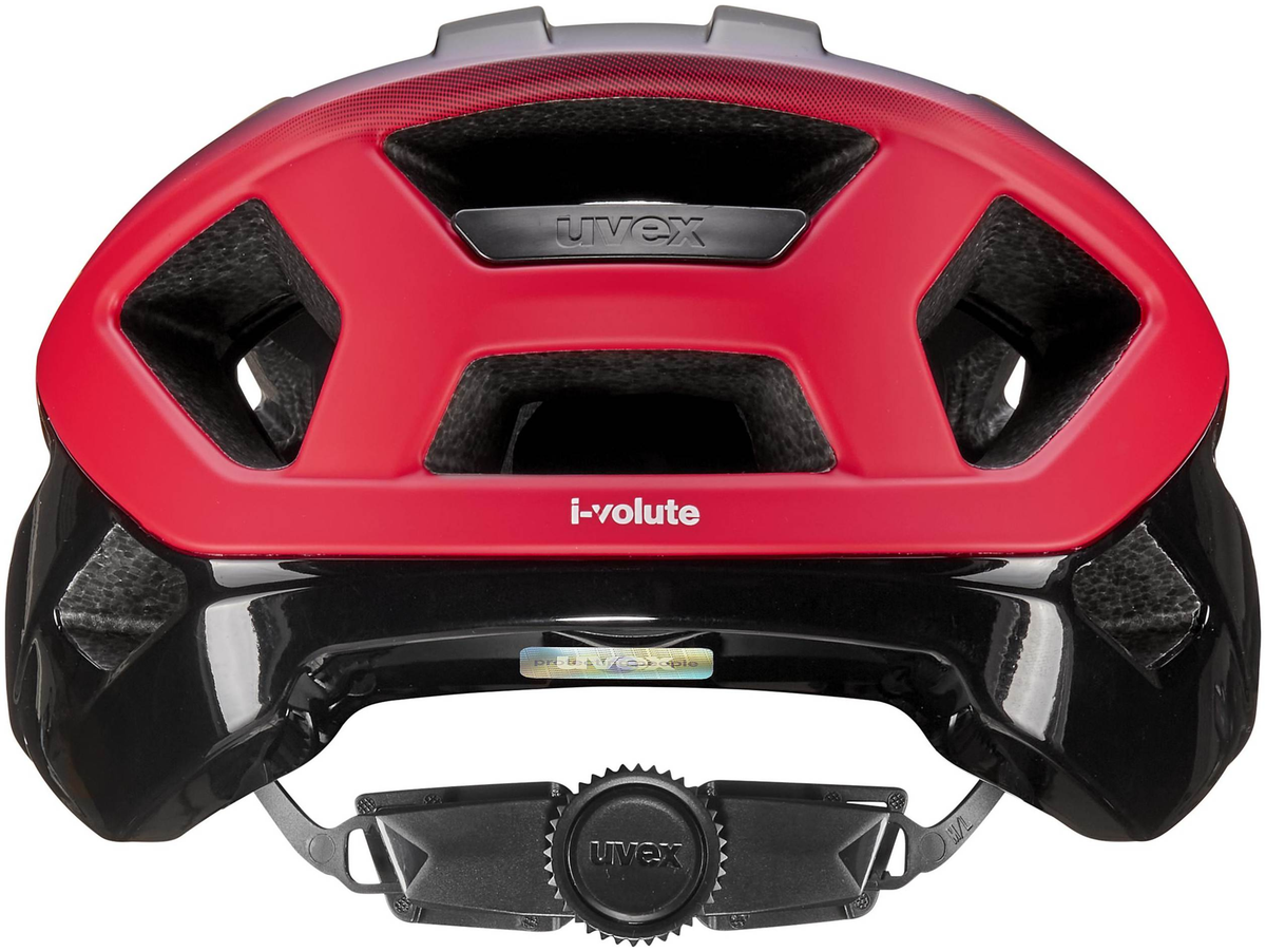 uvex I-Volute Rennrad-Helm black-red matt