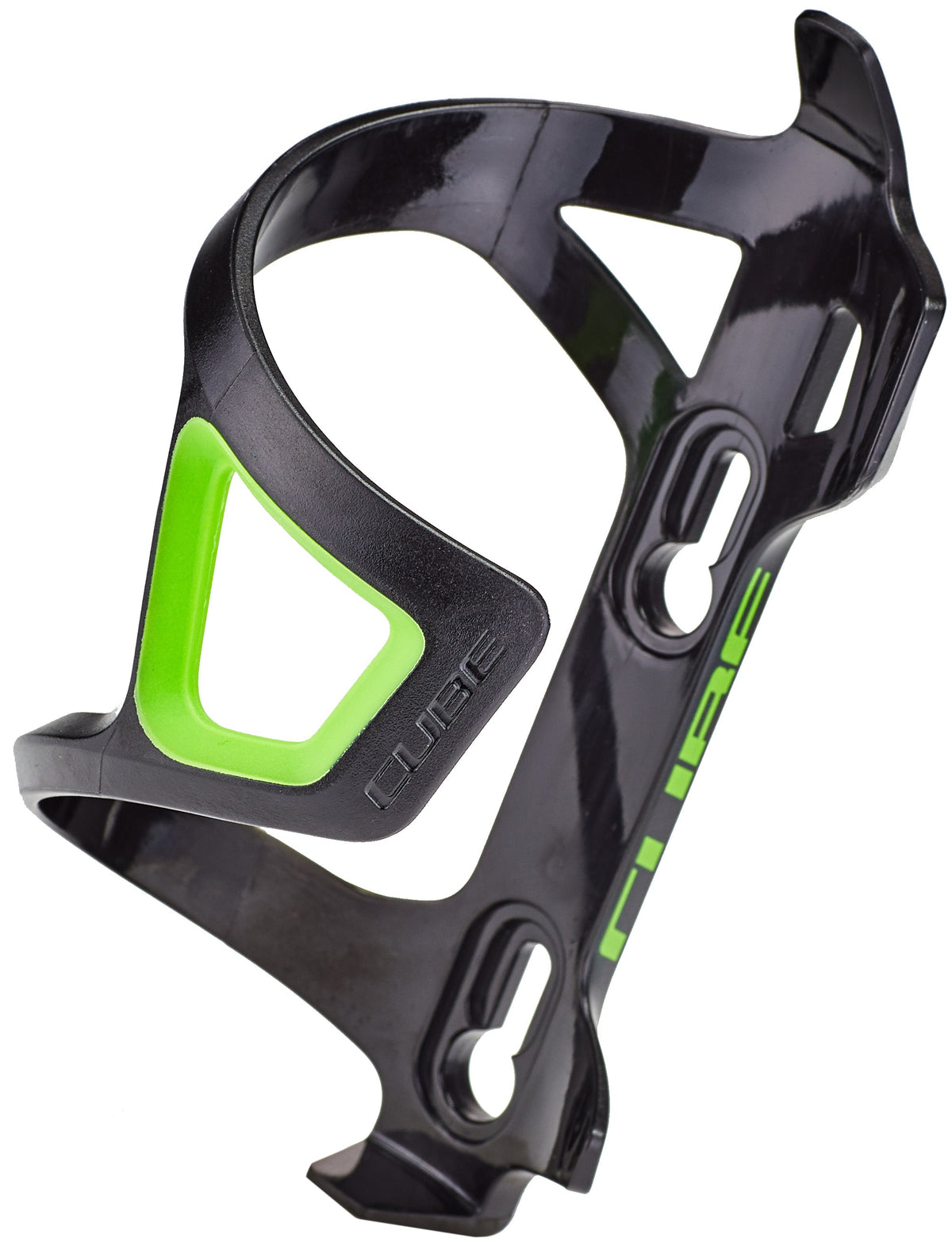 CUBE Flaschenhalter HPP/R Sidecage black´n´green
