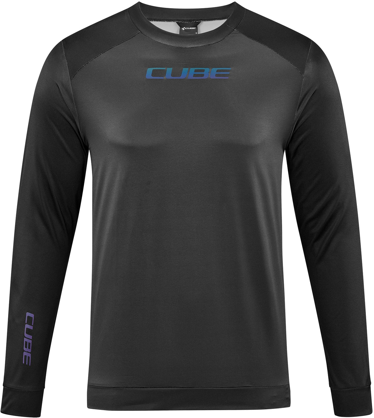 CUBE ATX Rundhalstrikot langarm black Herren