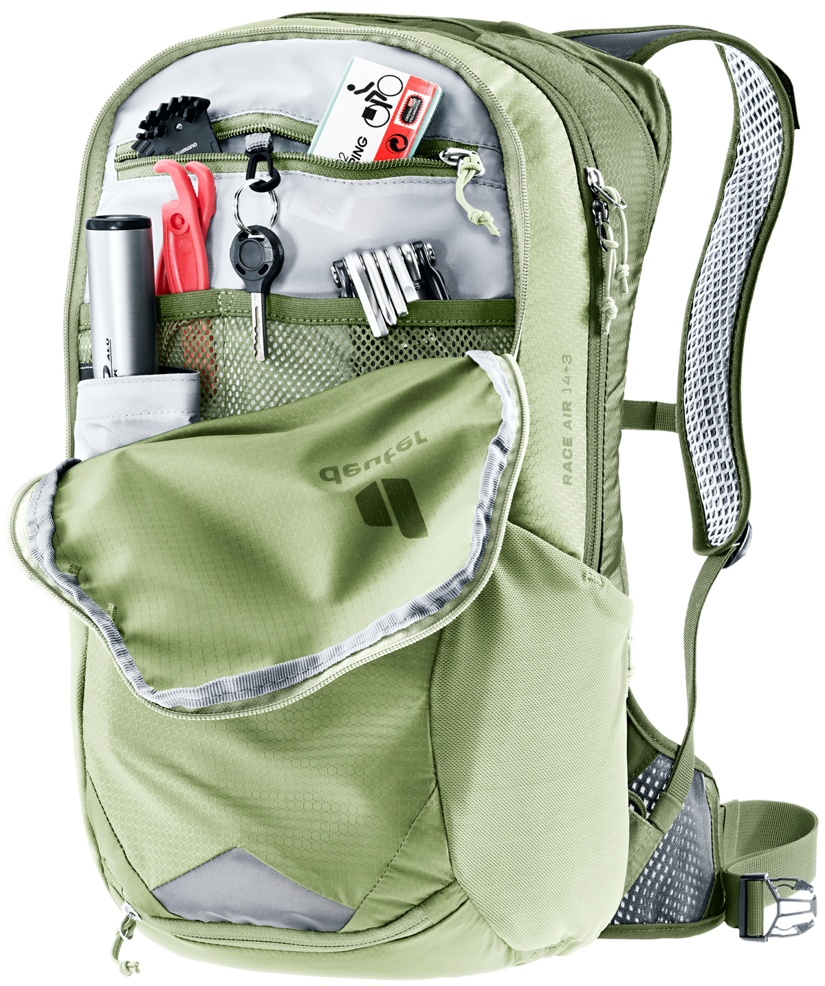 deuter Race Air 14+3 Fahrradrucksack mineral-grove