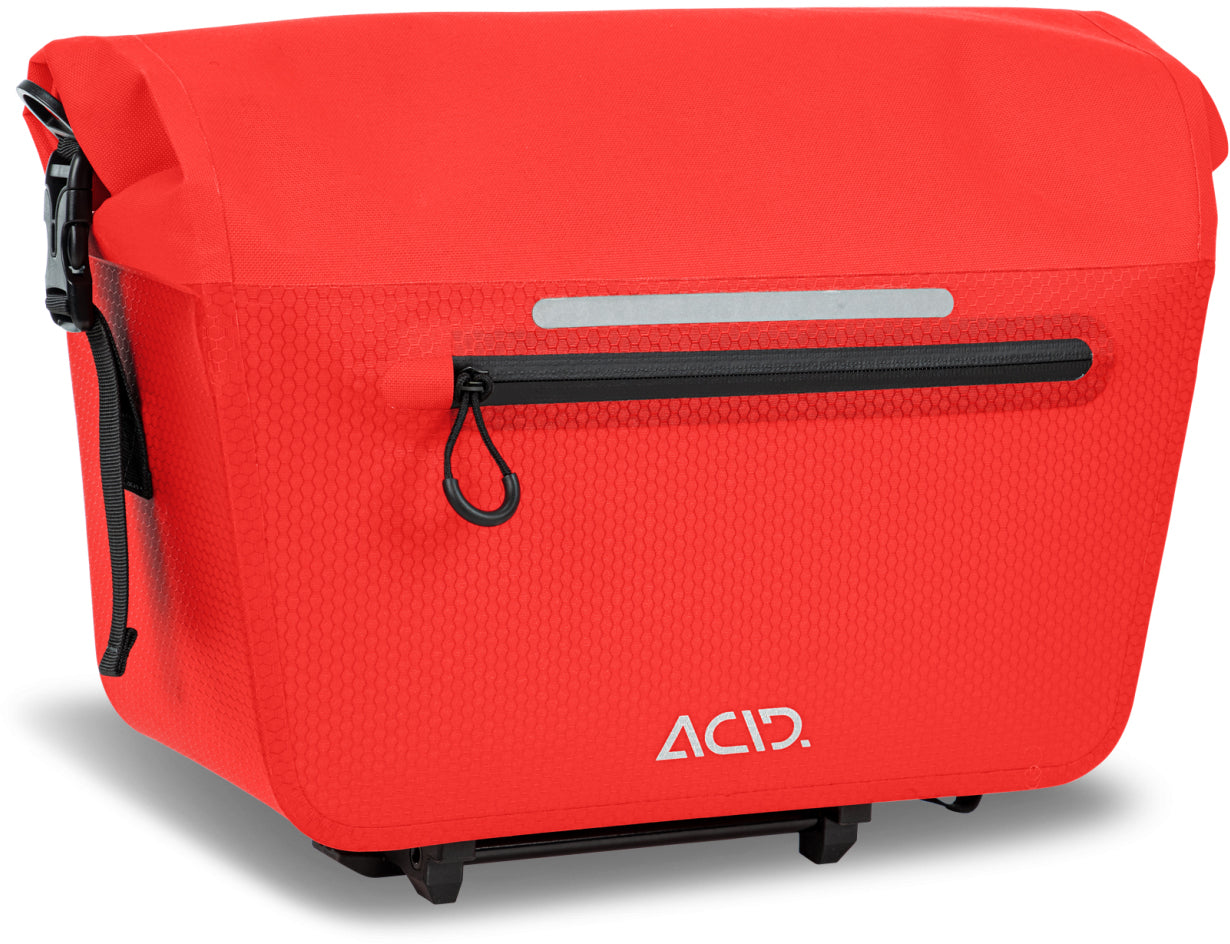 ACID Gepäckträgertasche PRO 14 RILink flame´n´black