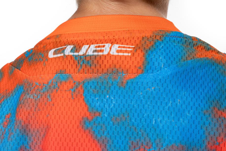 Cube MTB Trikot ROOKIE X Actionteam kurzarm blue´n´pink´n´orange