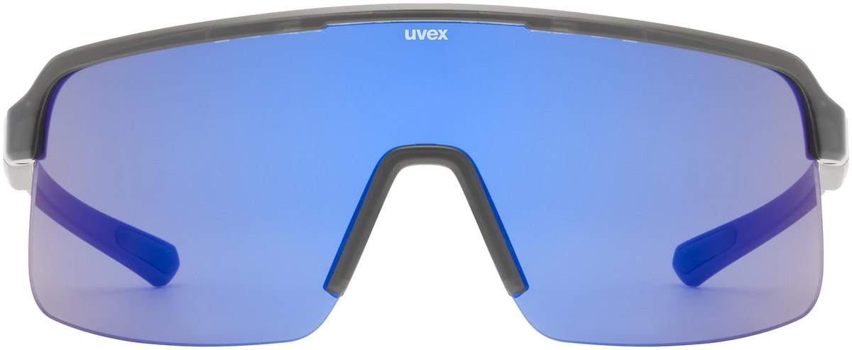 uvex Dyrt Radbrille Smoke Mat / Mirror Blue