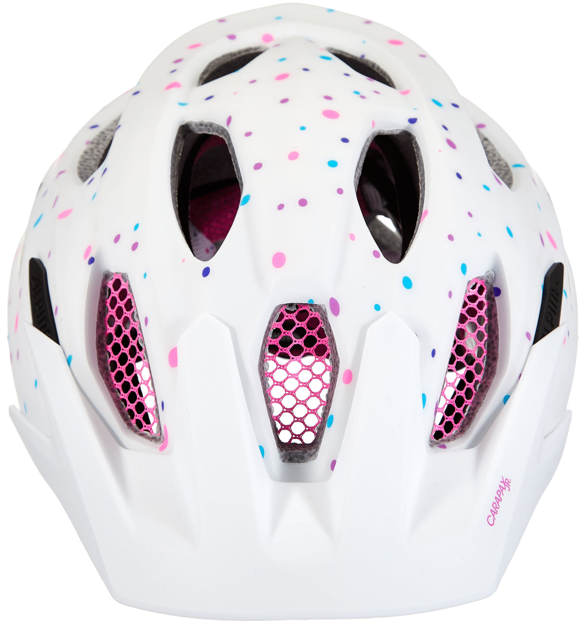 Alpina Carapax Helm Jugend weiß/bunt