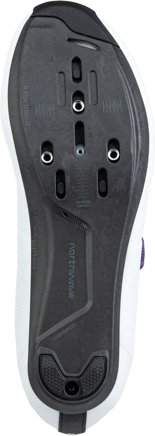 Northwave Storm Carbon Wmn Fahrradschuhe White/Dark Purple
