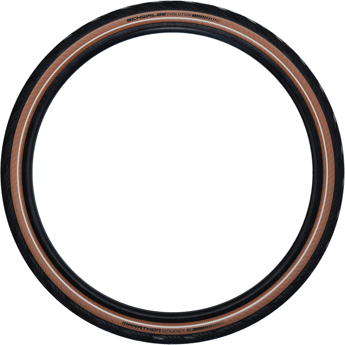 SCHWALBE Marathon Efficiency Evo Faltreifen 28x2.15" Addix Race V-Guard E-50 TLE Reflex schwarz/transparent