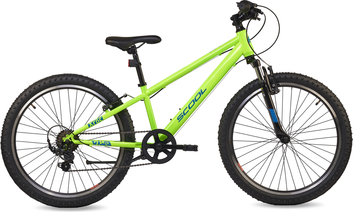 S'COOL Xroc 24-K6 Neon Green/Ocean (2026)