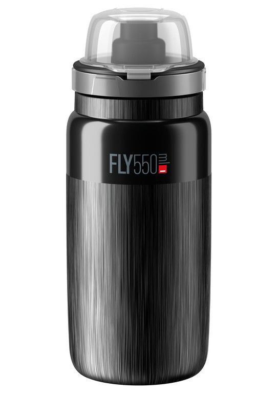 Elite Fly Tex MTB Trinkflasche 550ml schwarz