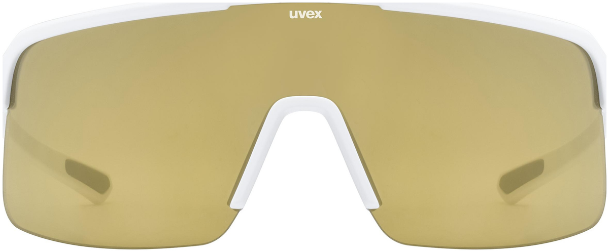 uvex Dyrt Radbrille White Matt / Mirror Gold