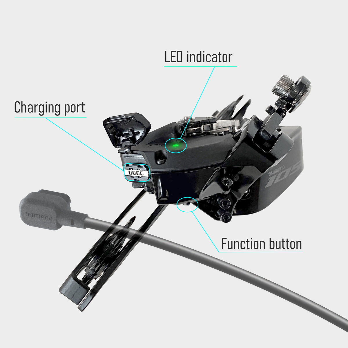 Shimano 105 RD-R7150 Schaltwerk 12-fach DM