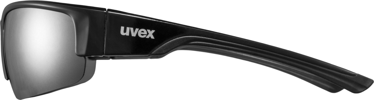uvex Sportstyle 215 Radbrille Black / Lightmirror Silver