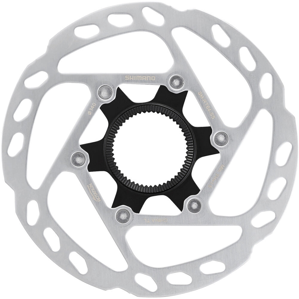 Shimano Bremsscheibe SM-RT64 140mm CL Verschlussring mit Innenverzahnung