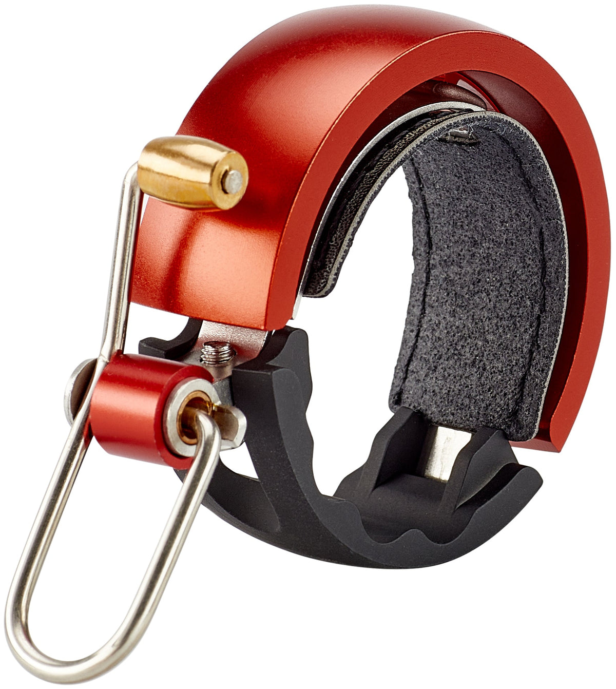 Knog Oi Luxe Fahrradklingel black/red