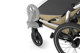 Thule Chariot Cross 2 Double Kinderanhänger  faded khaki