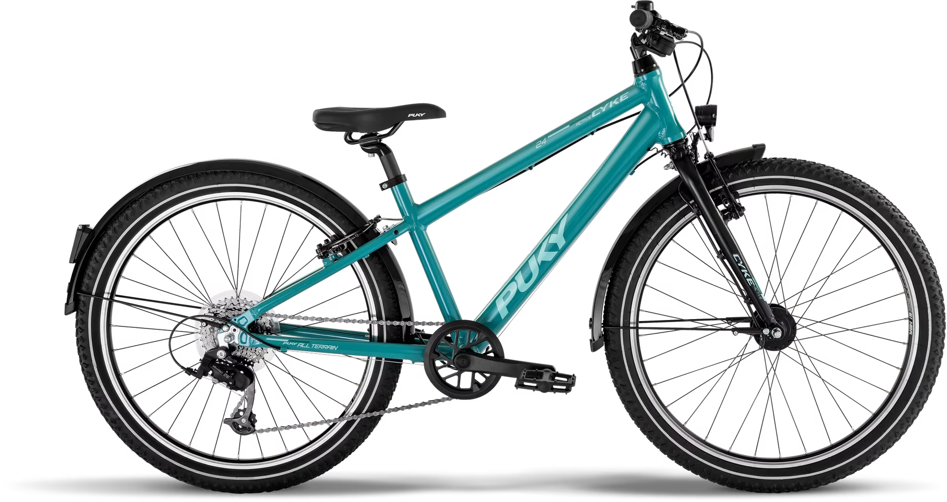 PUKY CYKE 24-8 ACTIVE turquoise/black (2027)