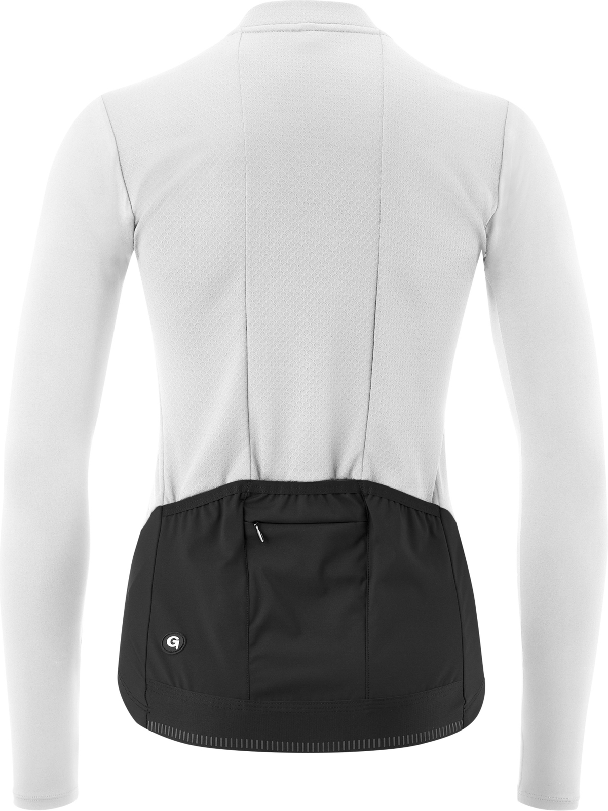 Gonso SITIVO TRIKOT LONGSLEEVE - Damen-Radtrikot-1/1-FZ white / black