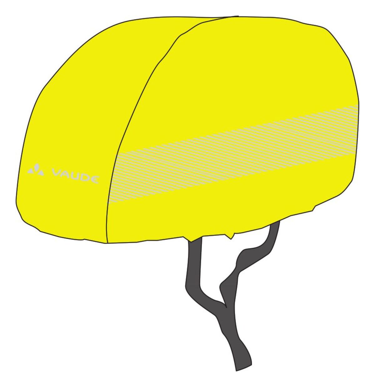 VAUDE Luminum Helmet Raincover gelb