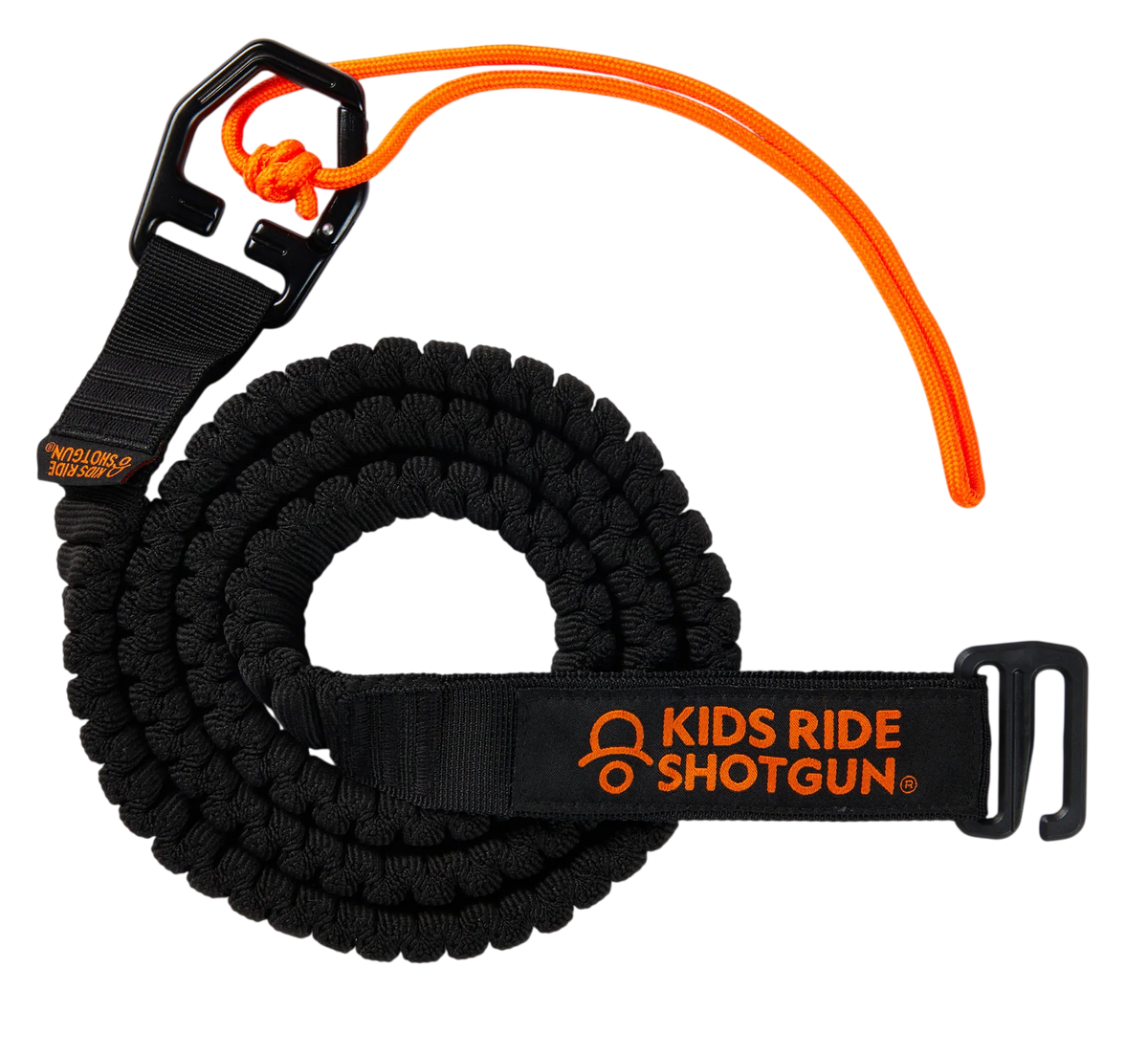 Kids Ride Shotgun Quick Fit MTB Tow Rope Abschleppseil 1.7 - 3.3m black