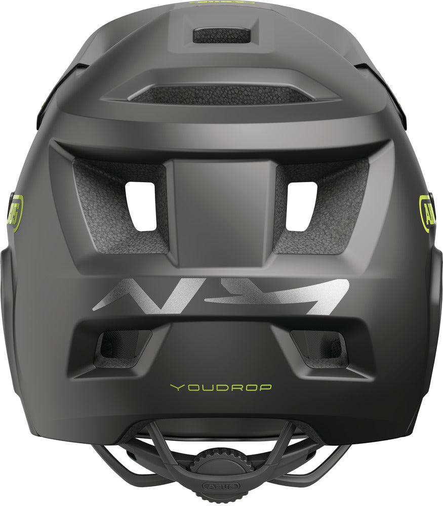 ABUS Youdrop FF Helm Kids velvet schwarz