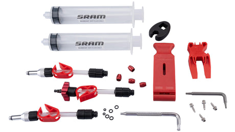 SRAM Entlüftungskit Standard Standard (DOT) V2 ohne DOT 5.1. Bremsflüssigkeit transparent/rot