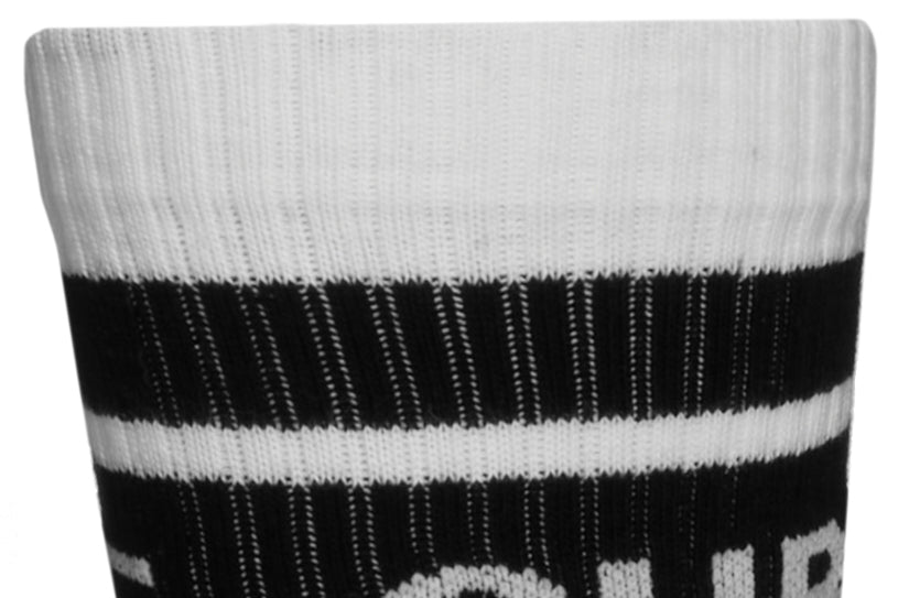 CUBE Socke After Race High Cut white´n´black
