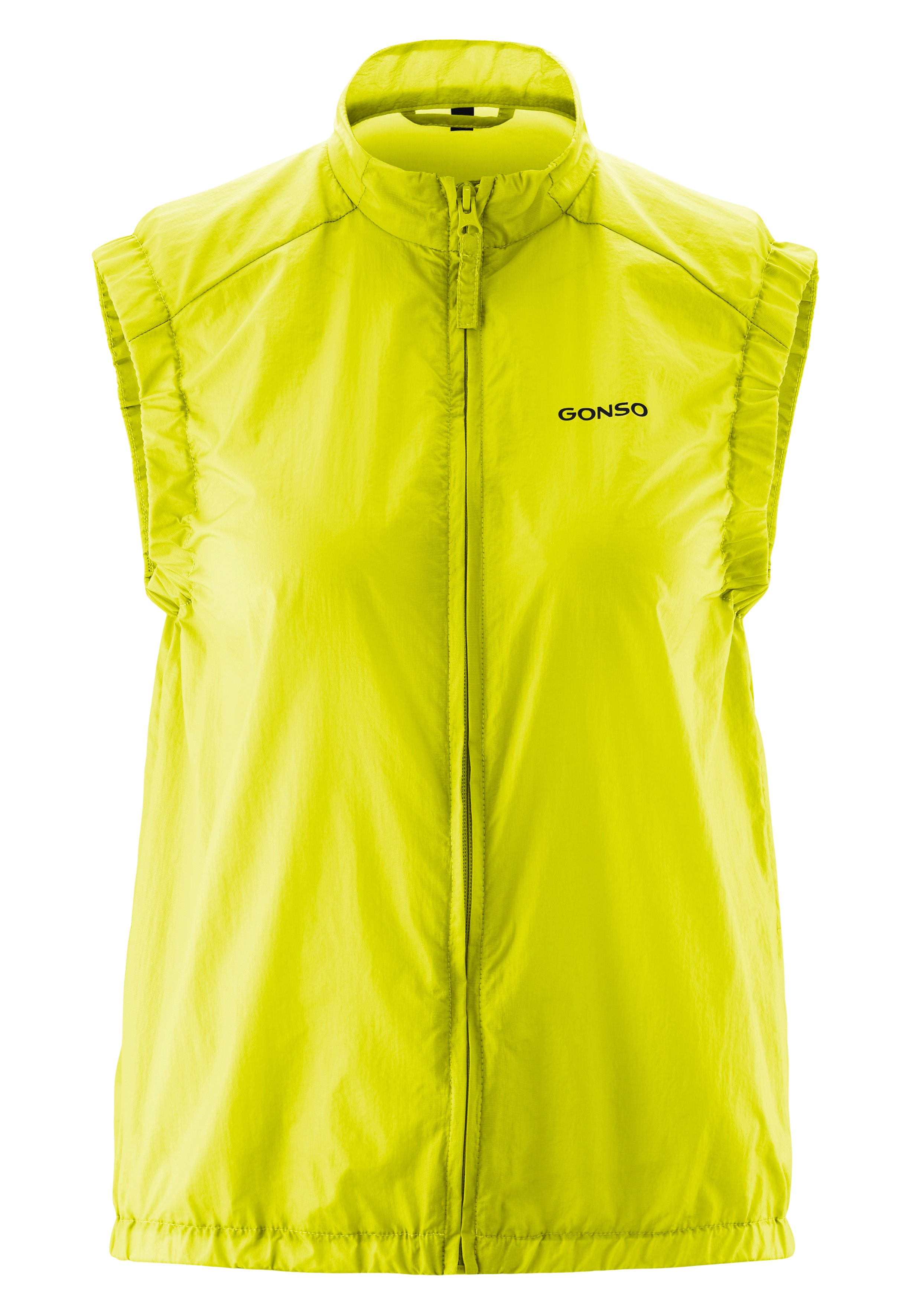 Gonso Adventure Vest Wind Damen safety yellow