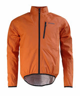 Zimtstern Boltz Packable Rain Jacket Men Burnt Orange