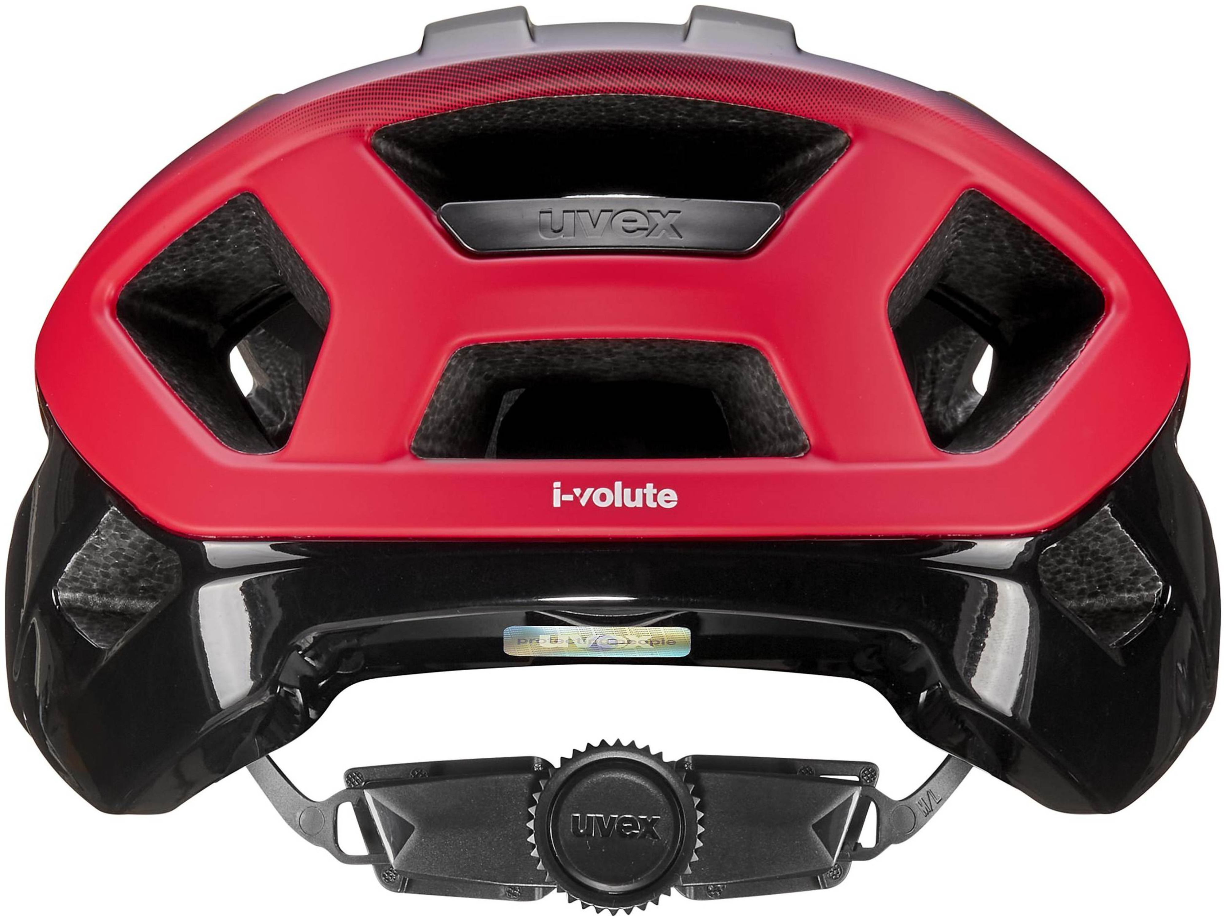 uvex I-Volute Rennrad-Helm black-red matt