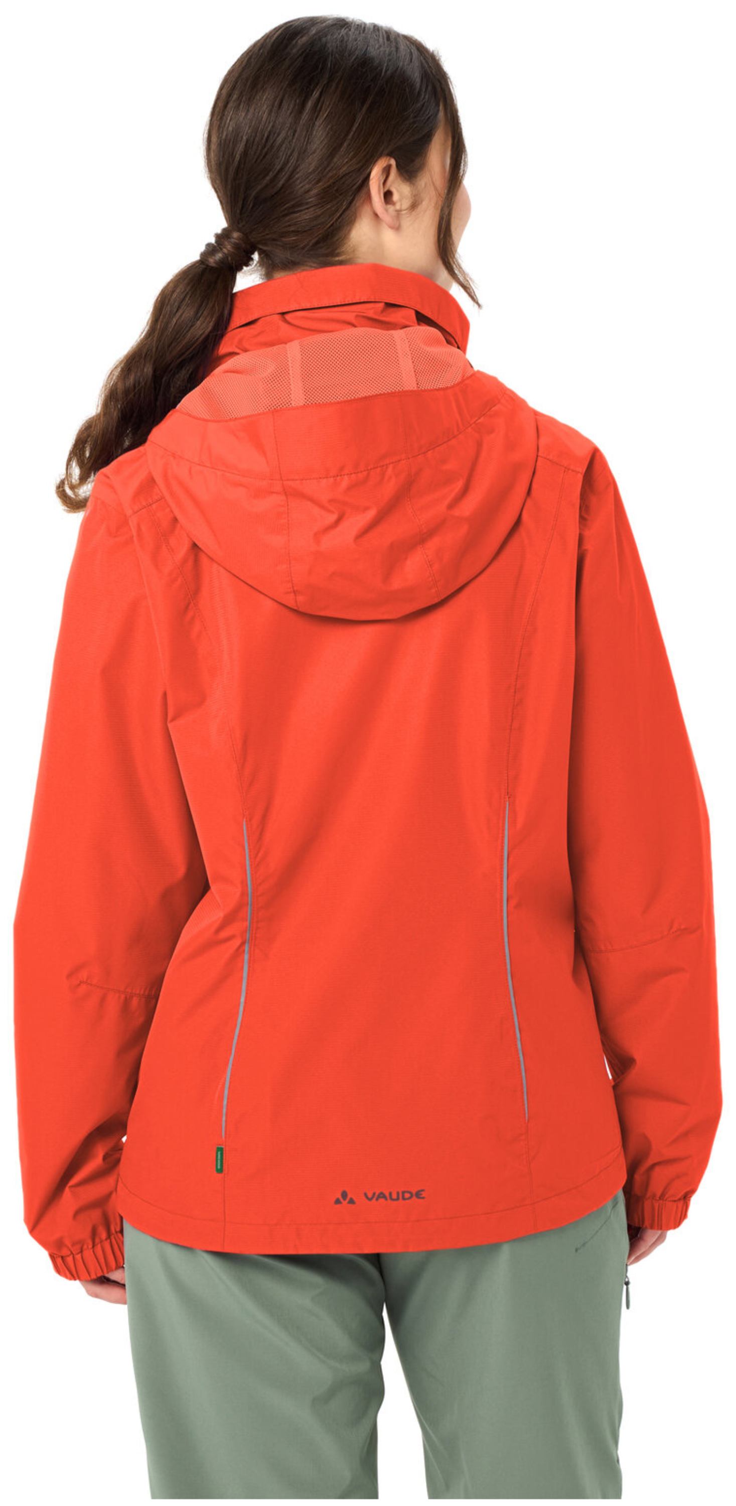 VAUDE Women's Escape Bike Light Jacket glowing red