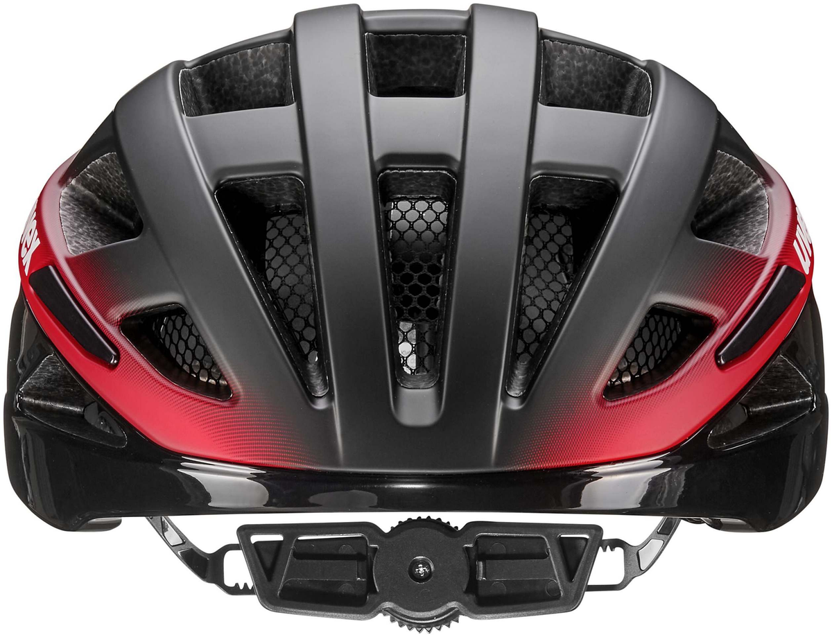 uvex I-Volute Rennrad-Helm black-red matt