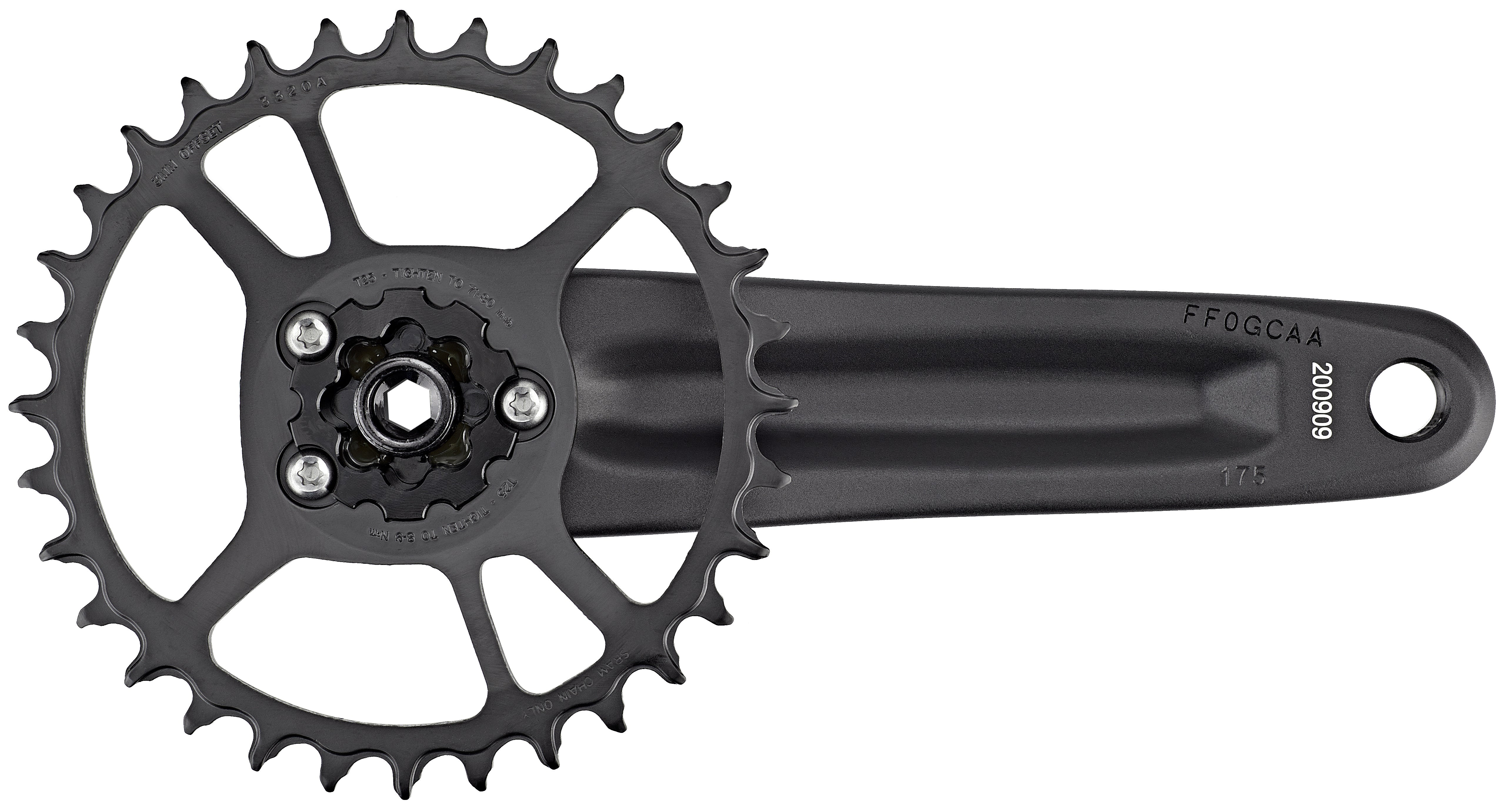 SRAM SX Eagle DUB Kurbelsatz 32Z 12-fach Boost schwarz