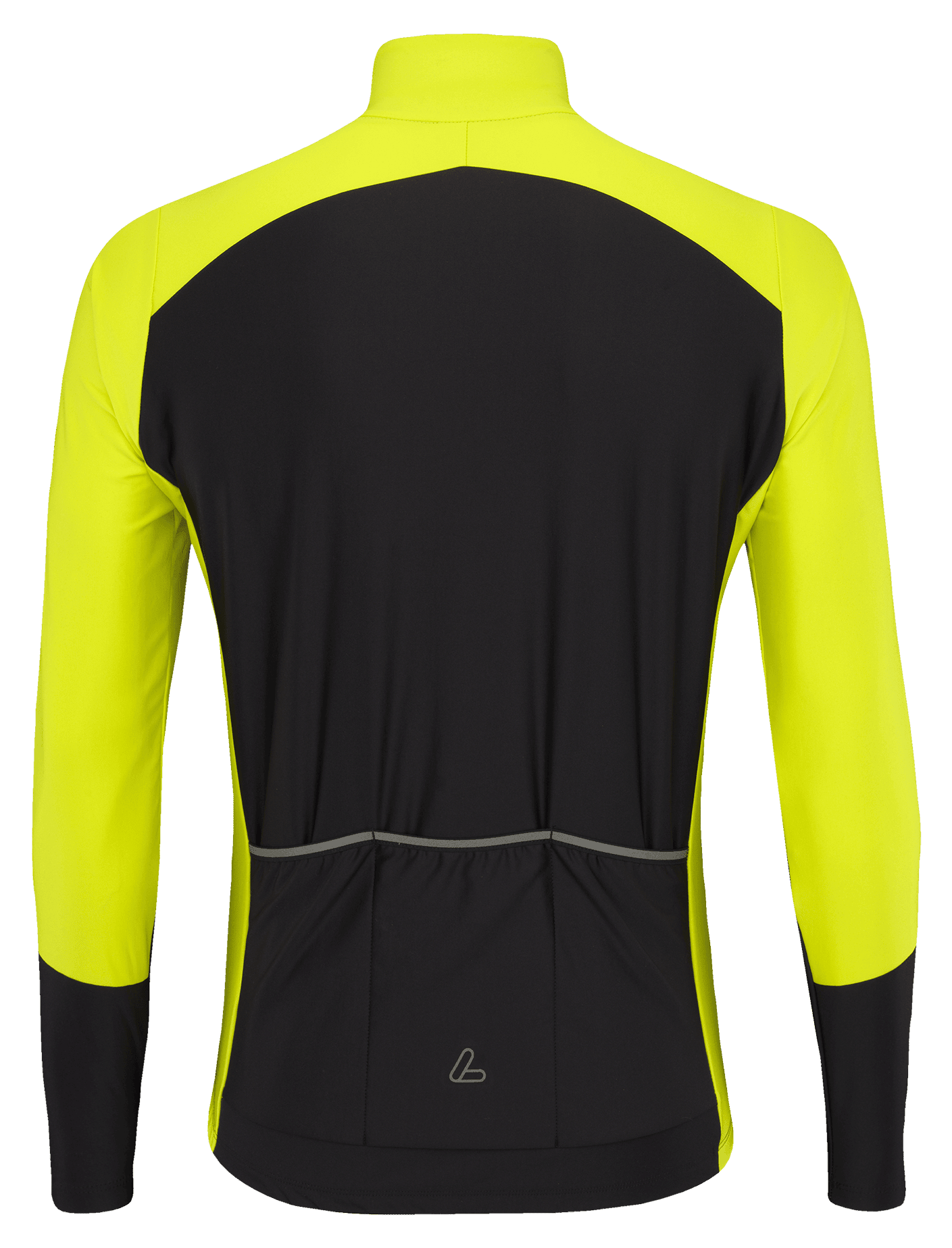 Löffler M Bike L/S Jersey Combo Mid Black/Neon Yellow