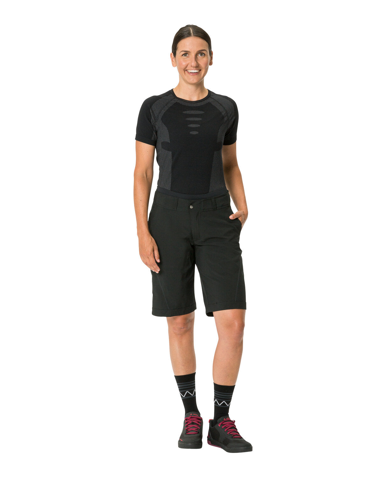 VAUDE Ledro Shorts Damen schwarz