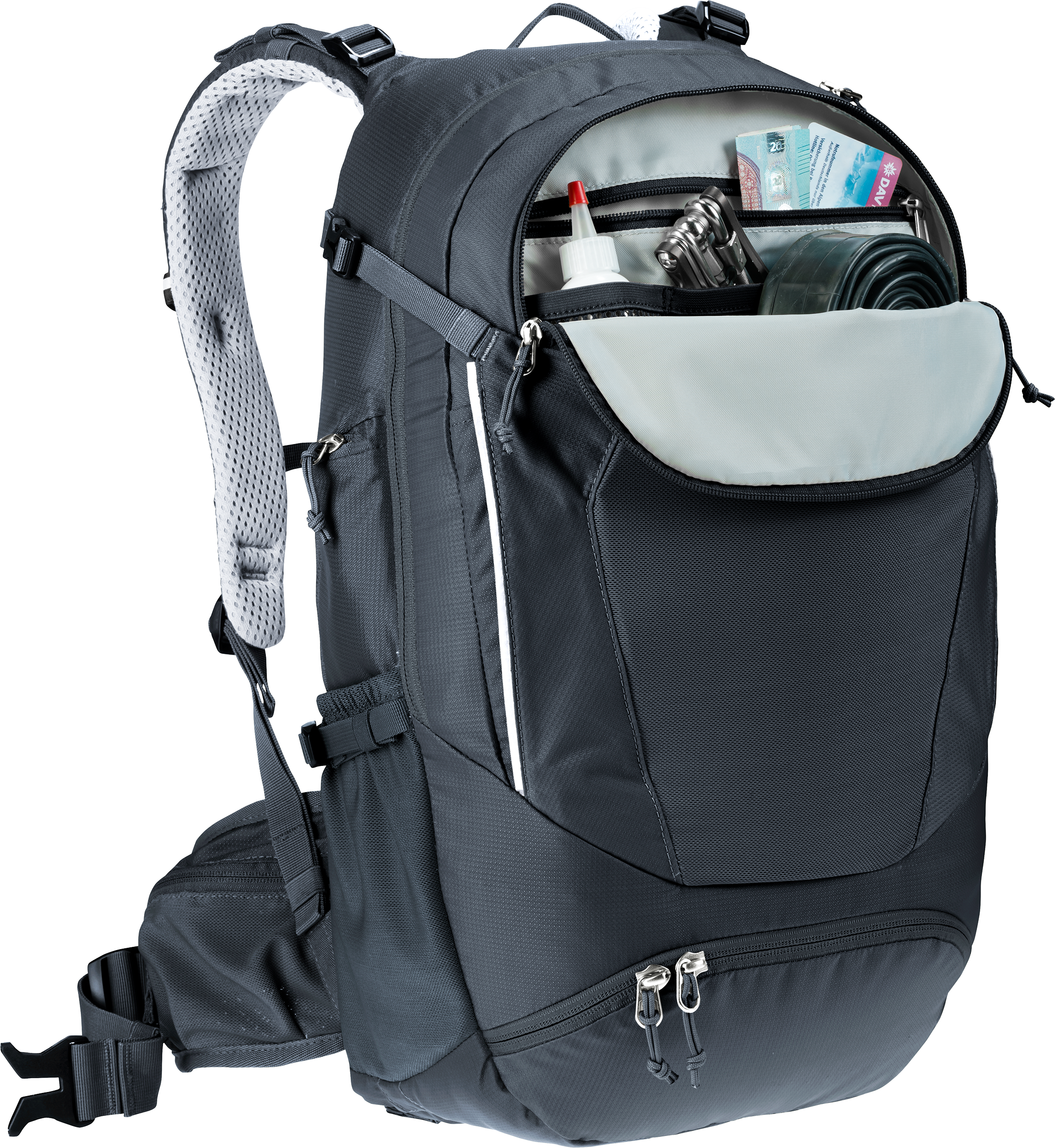 deuter Trans Alpine 24 Fahrradrucksack black
