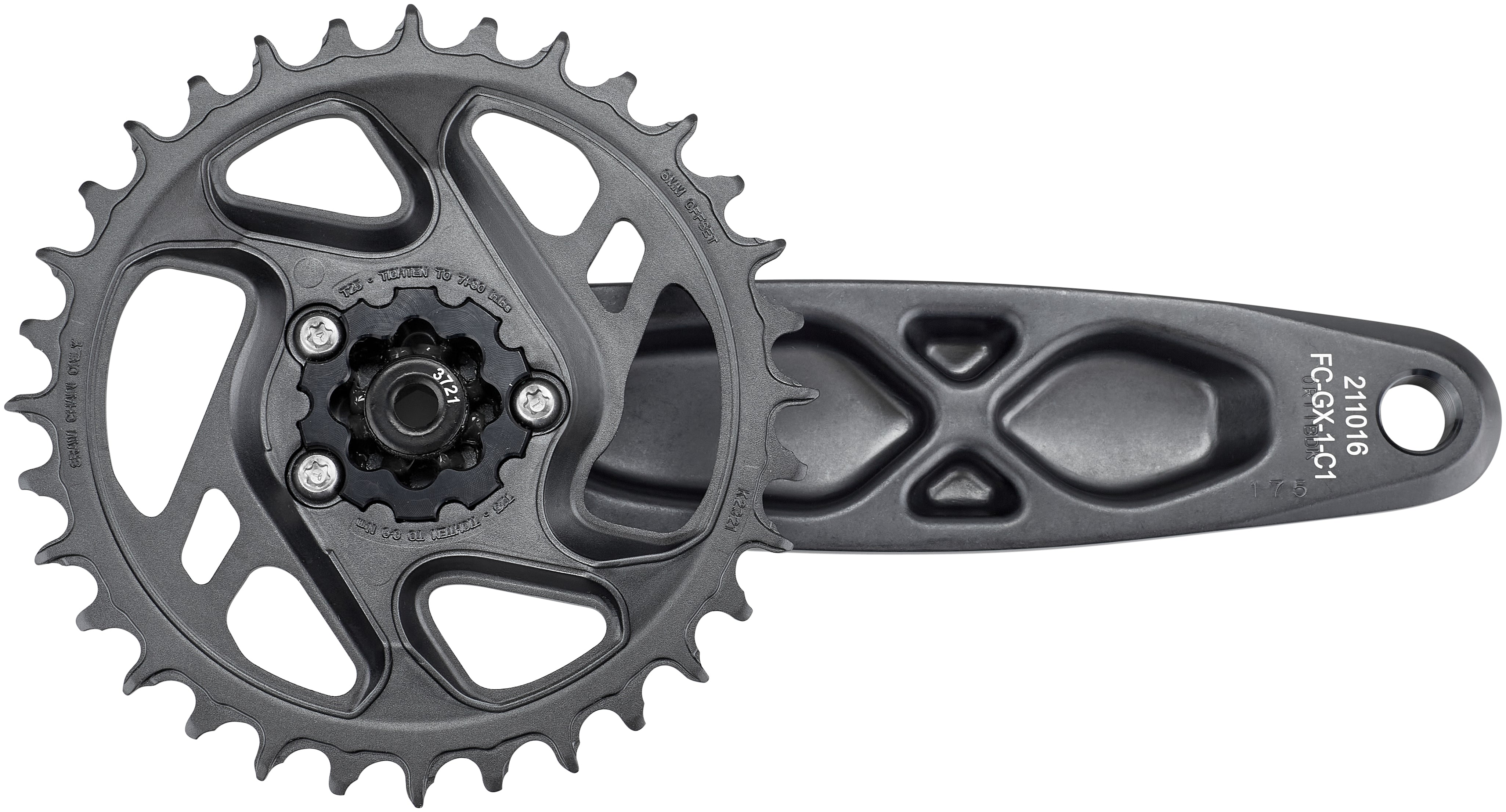 SRAM GX Eagle DUB Kurbelgarnitur 12-fach 32 Zähne DM grau