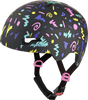 Alpina Hackney Kinder/Jugend Helm schwarz matt, Konfetti