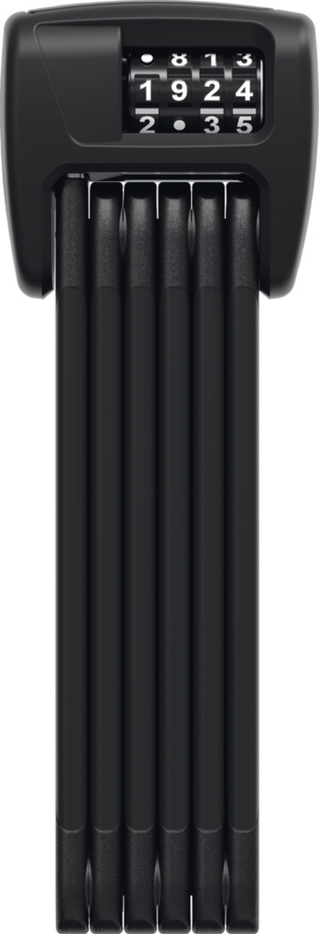 Abus BORDO™ Combo 6000C/90 LED schwarz + Halter SH