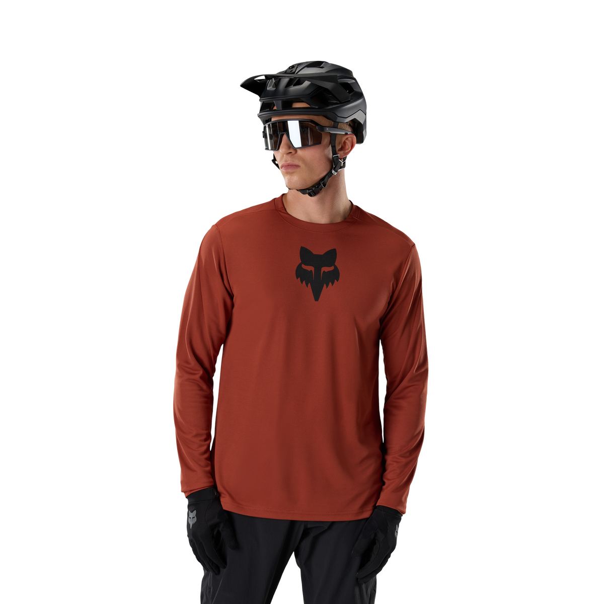 Fox Ranger Ls Jersey Fox Head Amber Scarlet