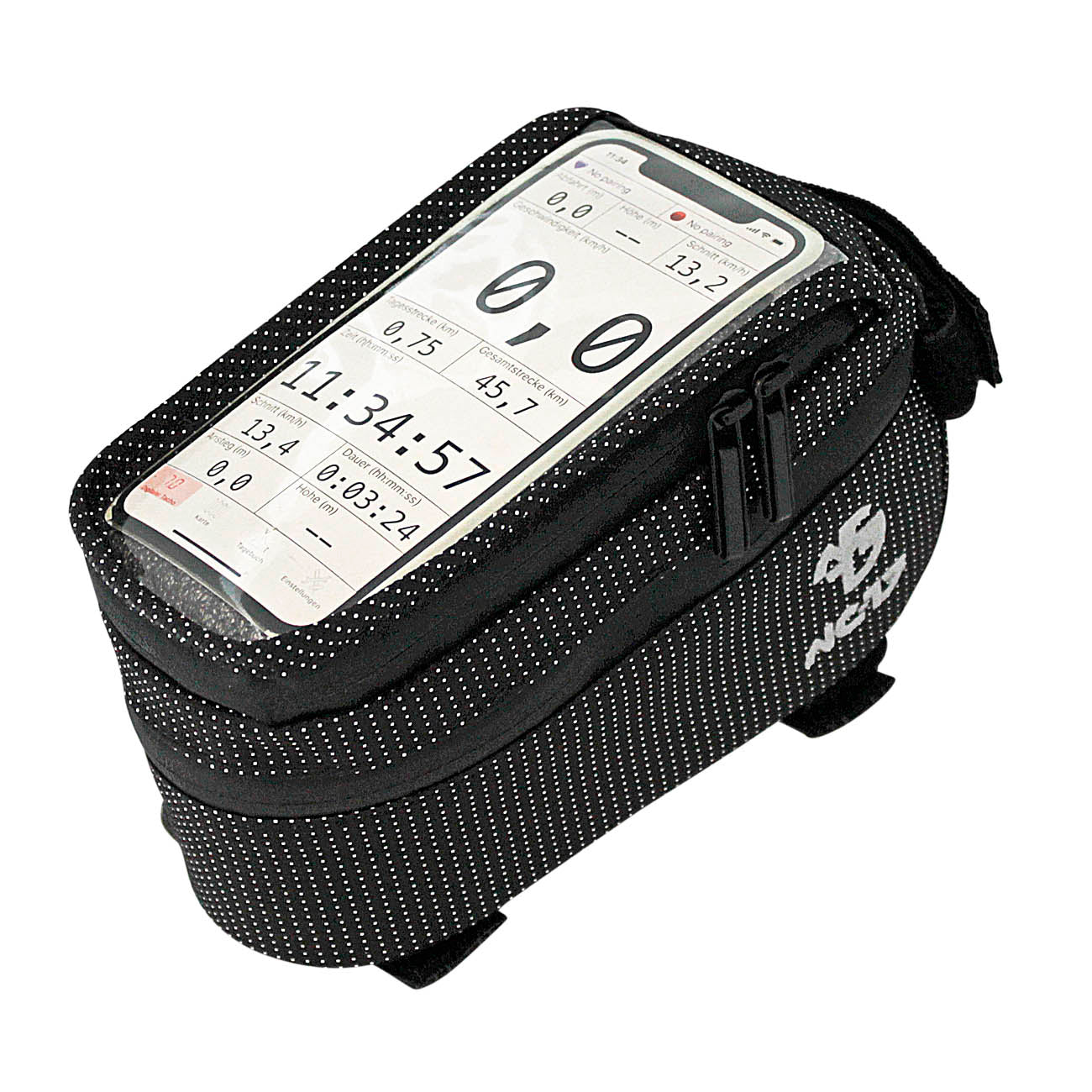 NC-17 Connect Smartphone Tasche für Oberrohr schwarz