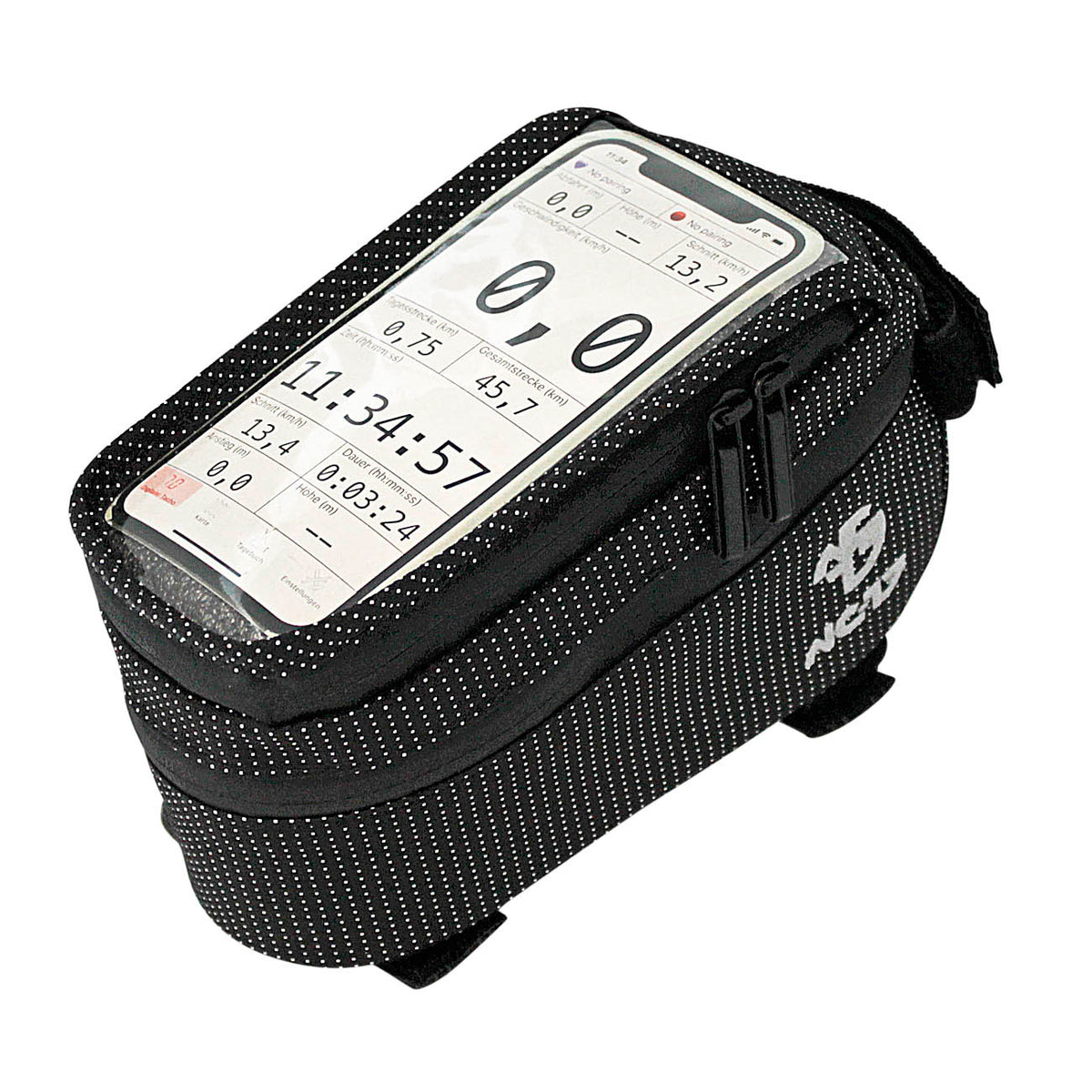 NC-17 Connect Smartphone Tasche für Oberrohr schwarz