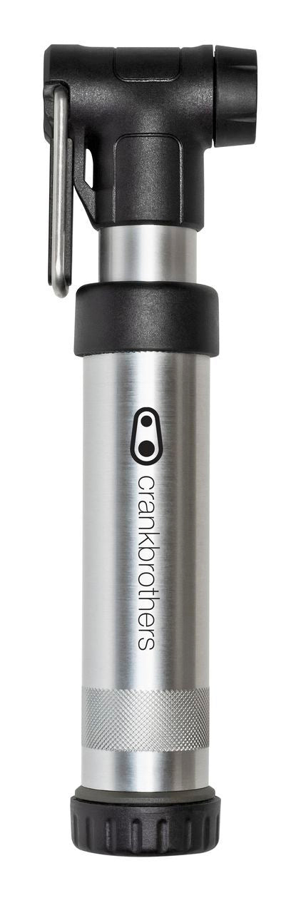 Crankbrothers Gem S Handpumpe inkl. Rahmenhalter silver
