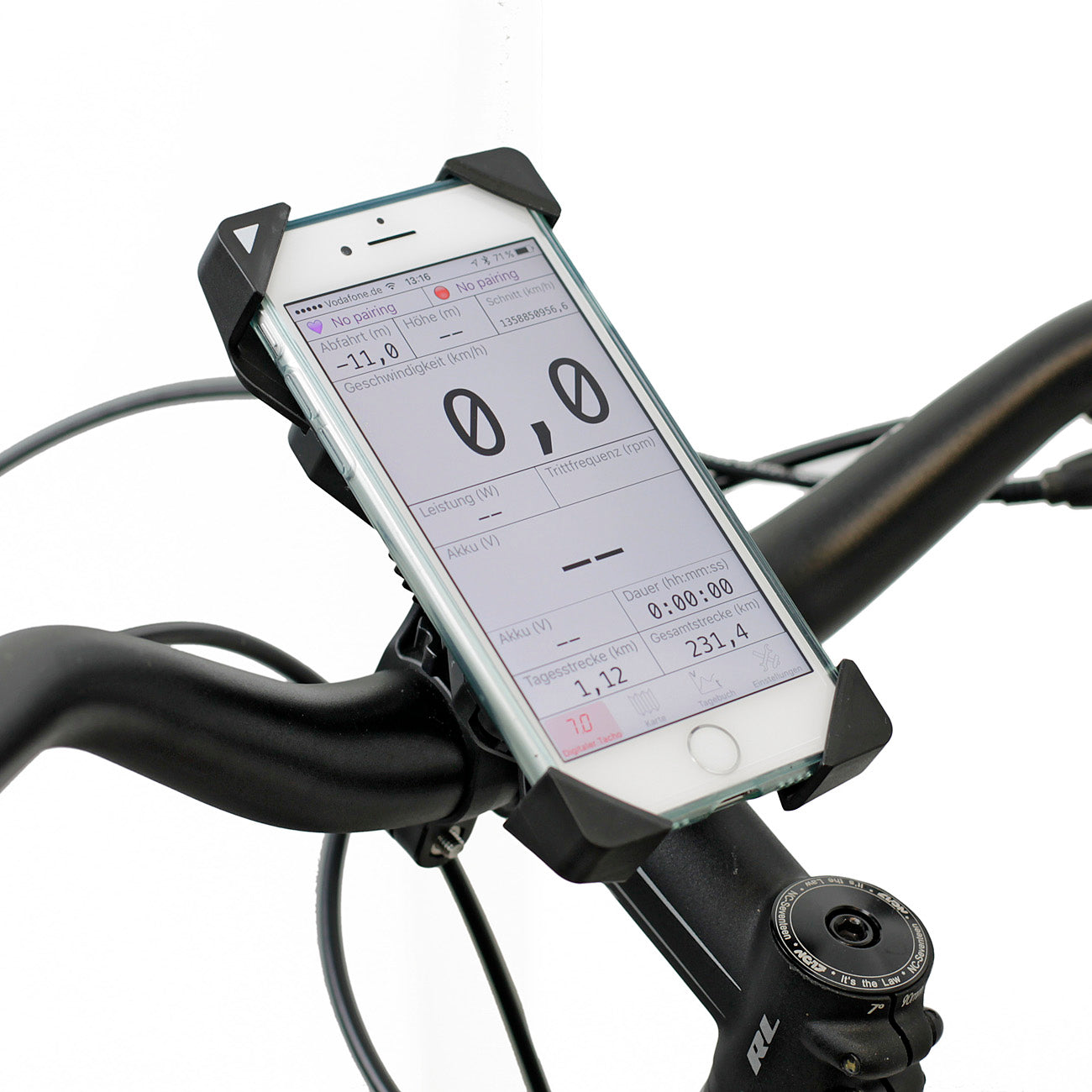 NC-17 Connect 3D Universal Smartphonehalter, Lenkermontage schwarz
