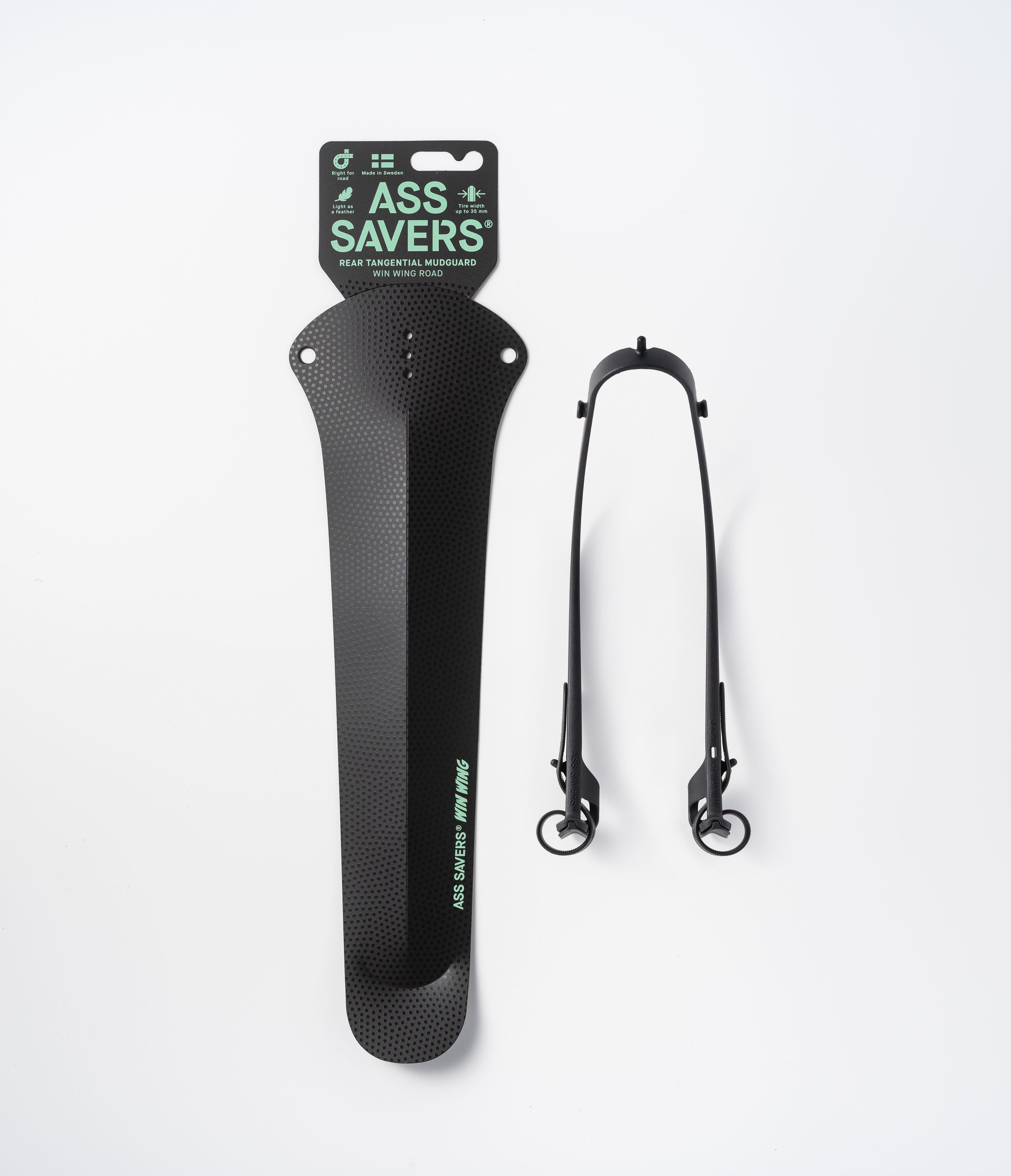 Ass Savers WRS-2 Win Wing Road Spritzschutz HR black dot