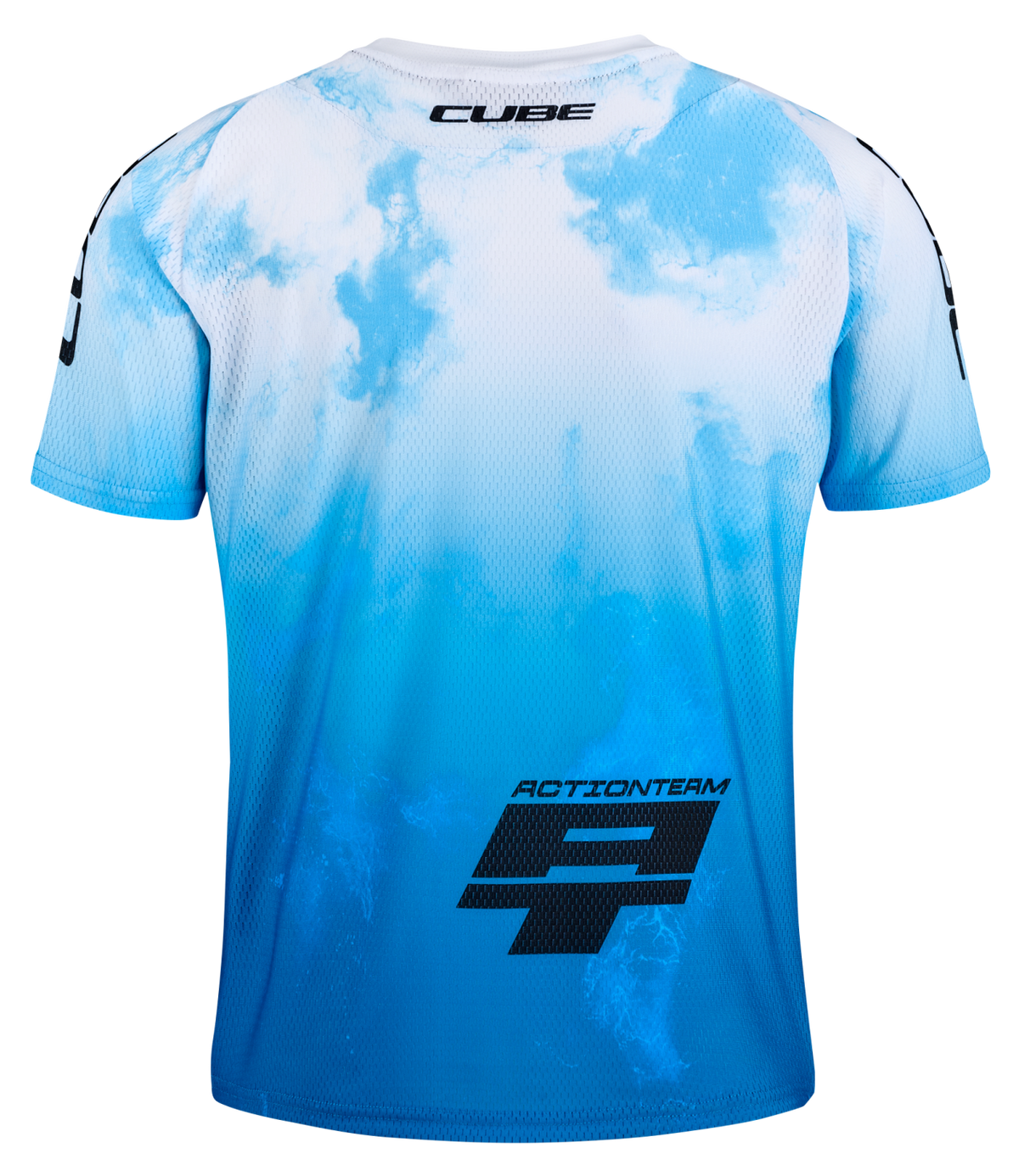 CUBE MTB Trikot ROOKIE X Actionteam kurzarm topas blue